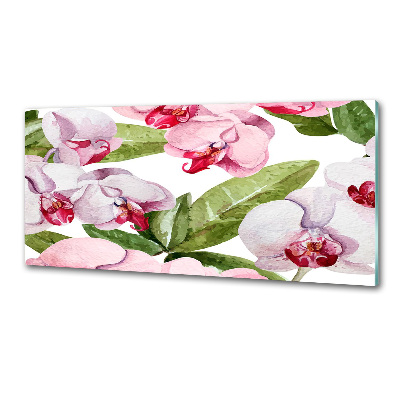 Panel do kuchni Różowe orchidee