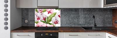 Panel do kuchni Różowe orchidee