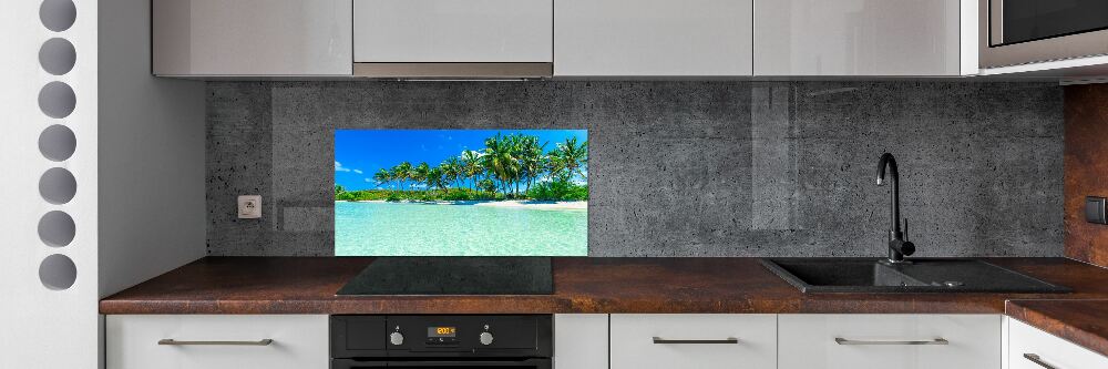 Panel do kuchni Tropikalna plaża