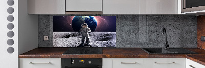 Panel dekor szkło Astronauta
