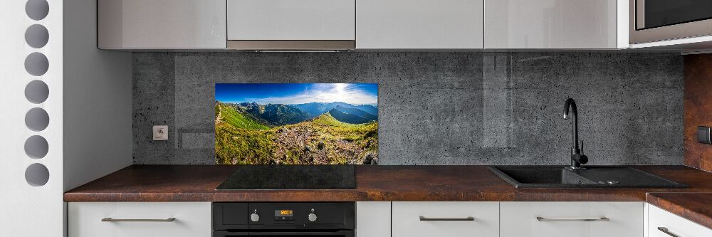 Panel do kuchni Panorama górska