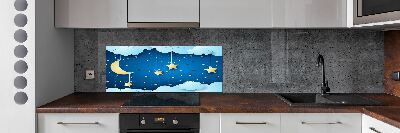 Panel dekor szkło Niebo nocą