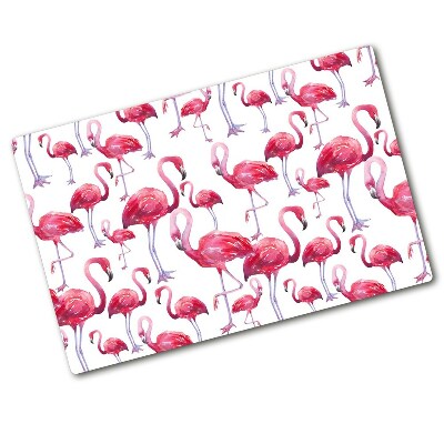 Deska kuchenna szklana Flamingi