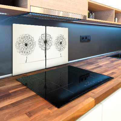 Deska do krojenia szklana Dmuchawce