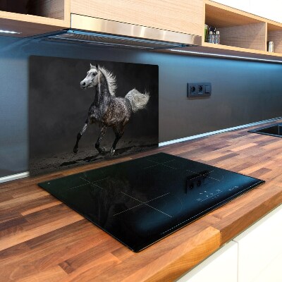 Deska kuchenna szklana Szary koń arabski