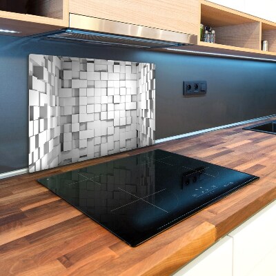 Deska kuchenna szklana Sześciany