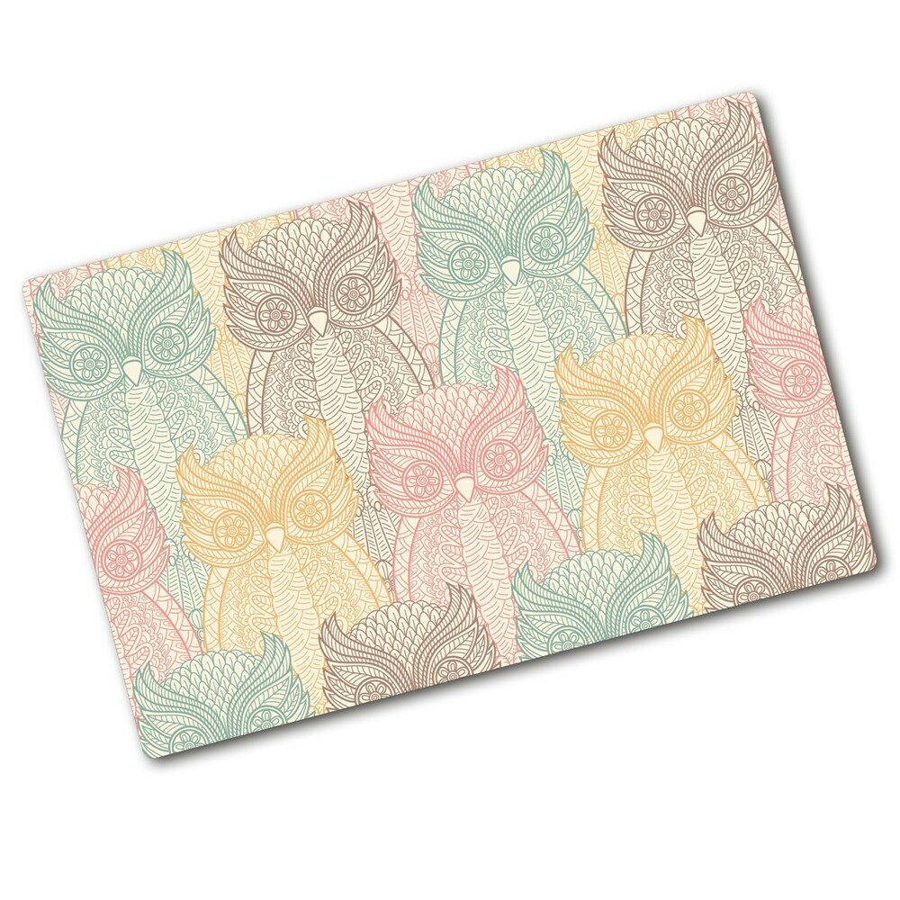 Deska kuchenna szklana Sowy