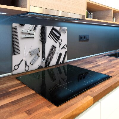 Deska kuchenna duża szklana Przybory fryzjera