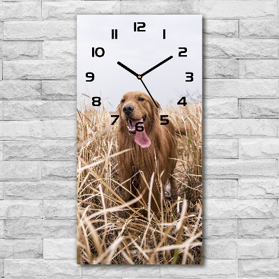 Zegar ścienny cichy Golden retriever