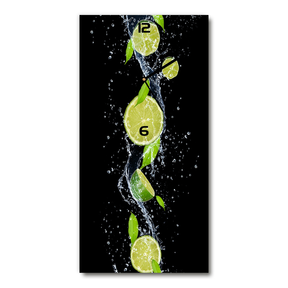 Nowoczesny zegar ścienny Limonki