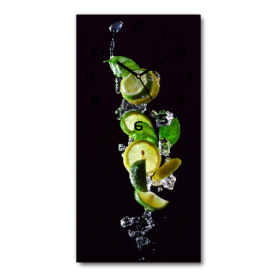 Zegar ścienny Limonka i cytryna