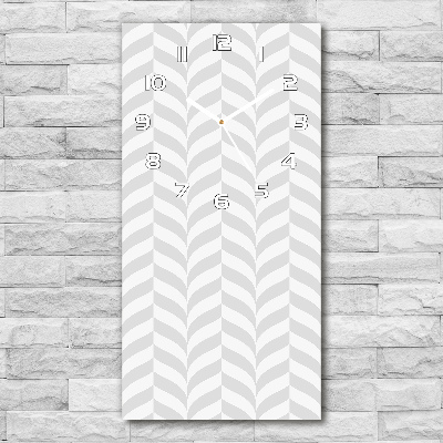Zegar ścienny cichy Geometryczne tło