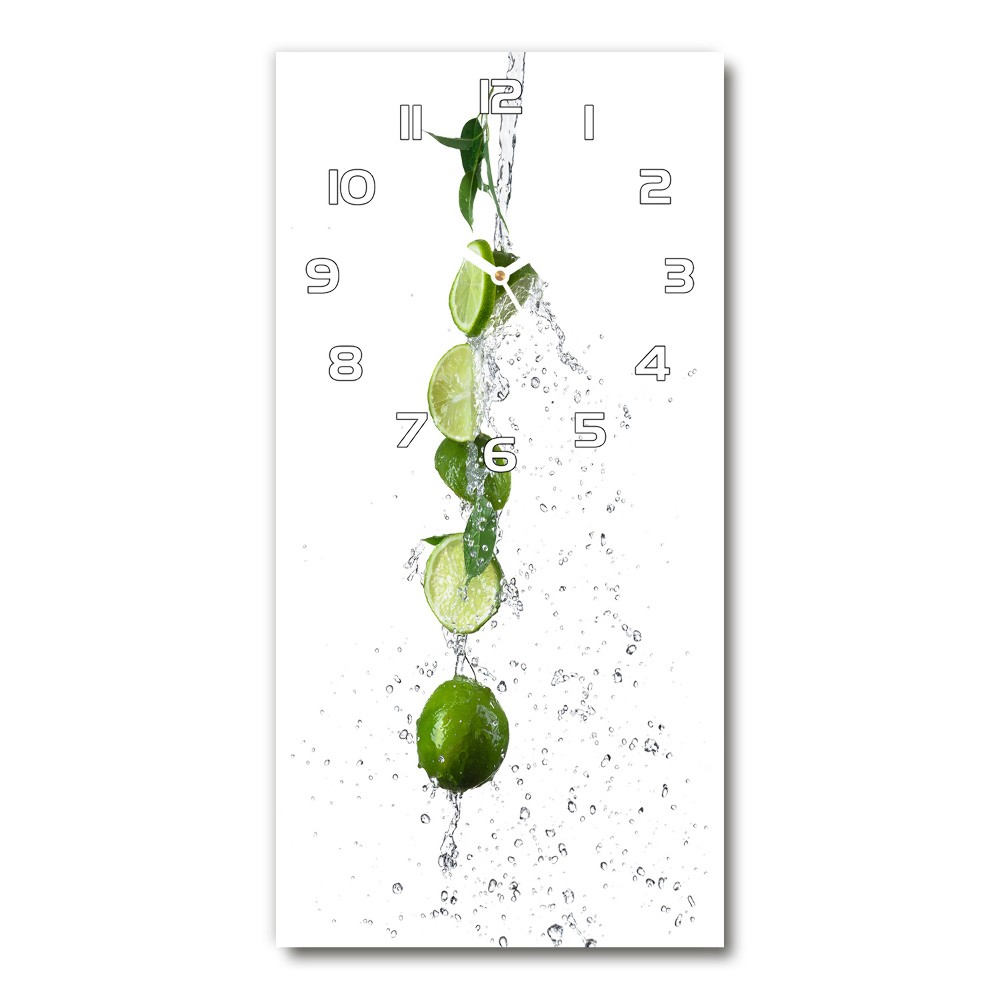 Nowoczesny zegar ścienny Limonki