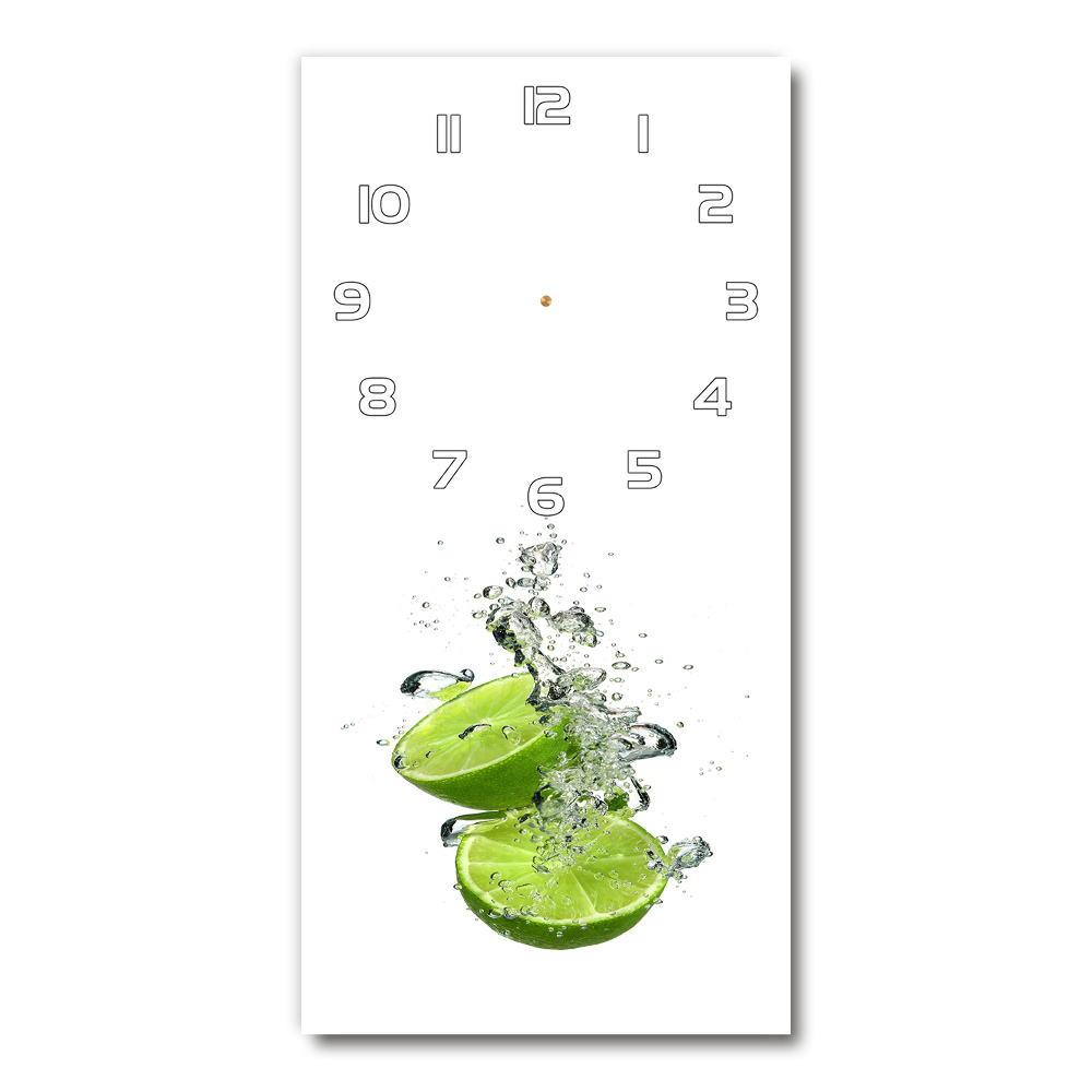 Nowoczesny zegar ścienny Limonki