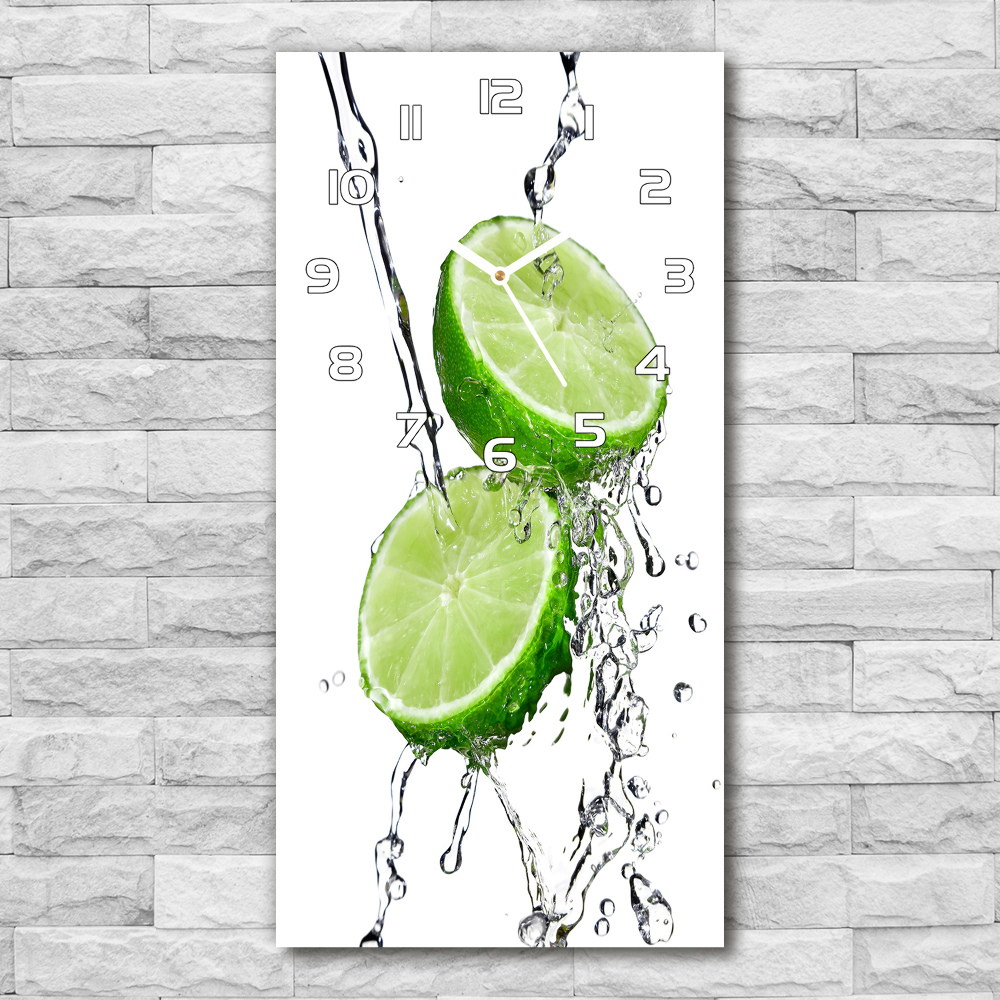 Nowoczesny zegar ścienny Limonka