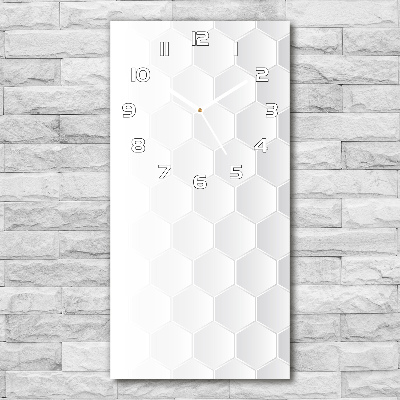 Zegar ścienny cichy Geometryczne tło