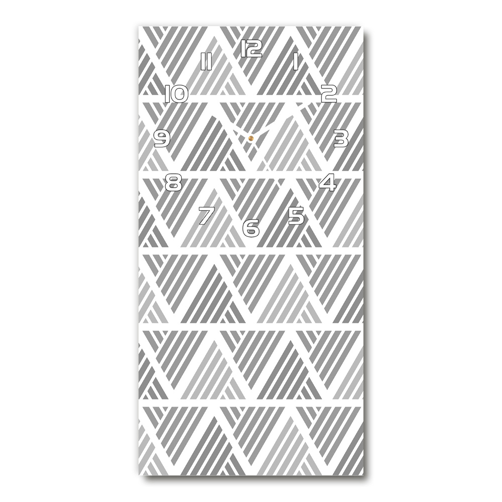 Zegar ścienny cichy Geometryczne tło