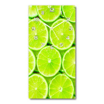 Nowoczesny zegar ścienny Limonka