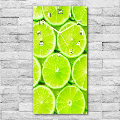 Nowoczesny zegar ścienny Limonka