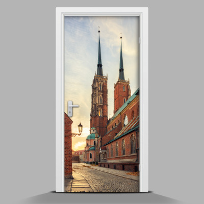 Naklejka na drzwi Miejska architektura